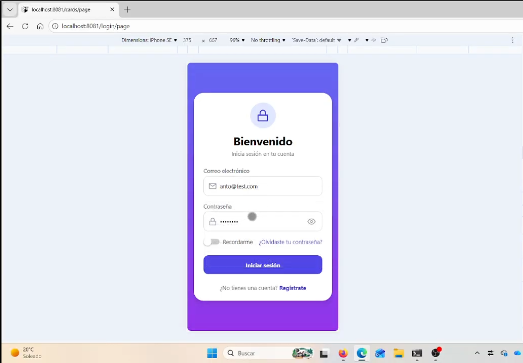 Digital Wallet — Project screenshot