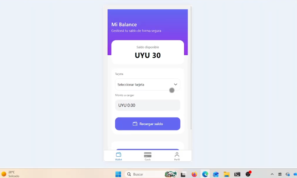 Digital Wallet — Project screenshot