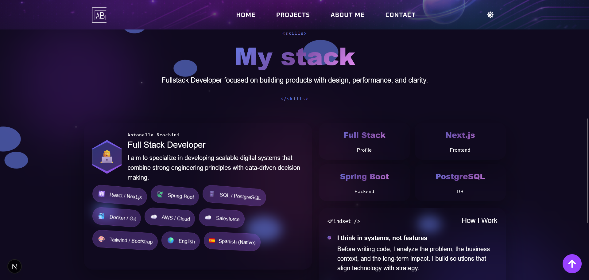 New Portfolio — Project screenshot