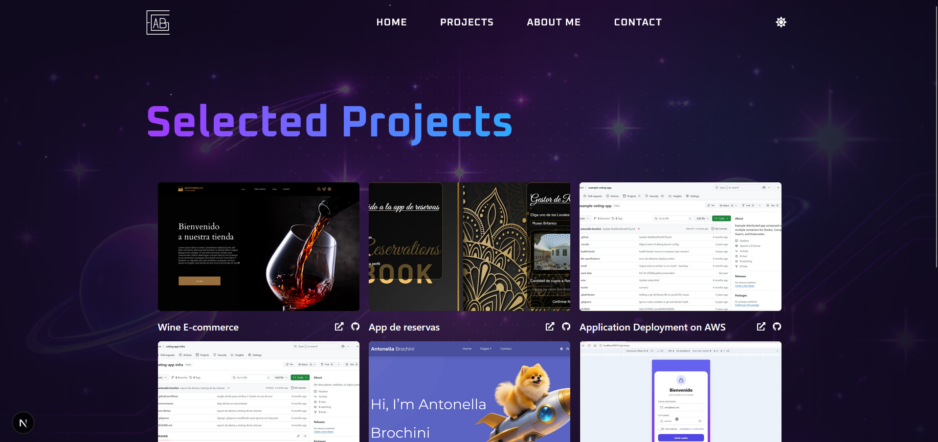 New Portfolio — Project screenshot