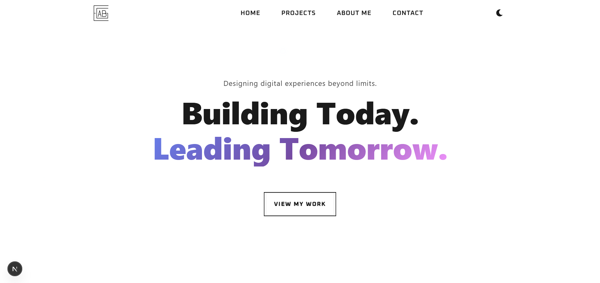 New Portfolio — Project screenshot