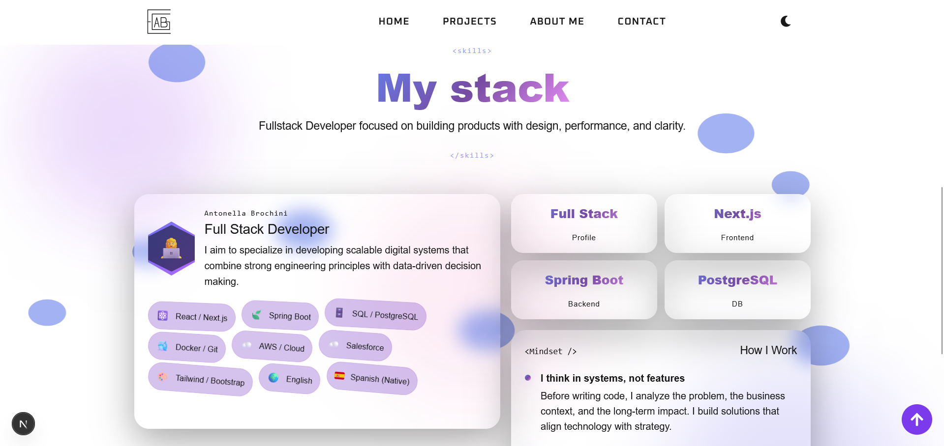 New Portfolio — Project screenshot