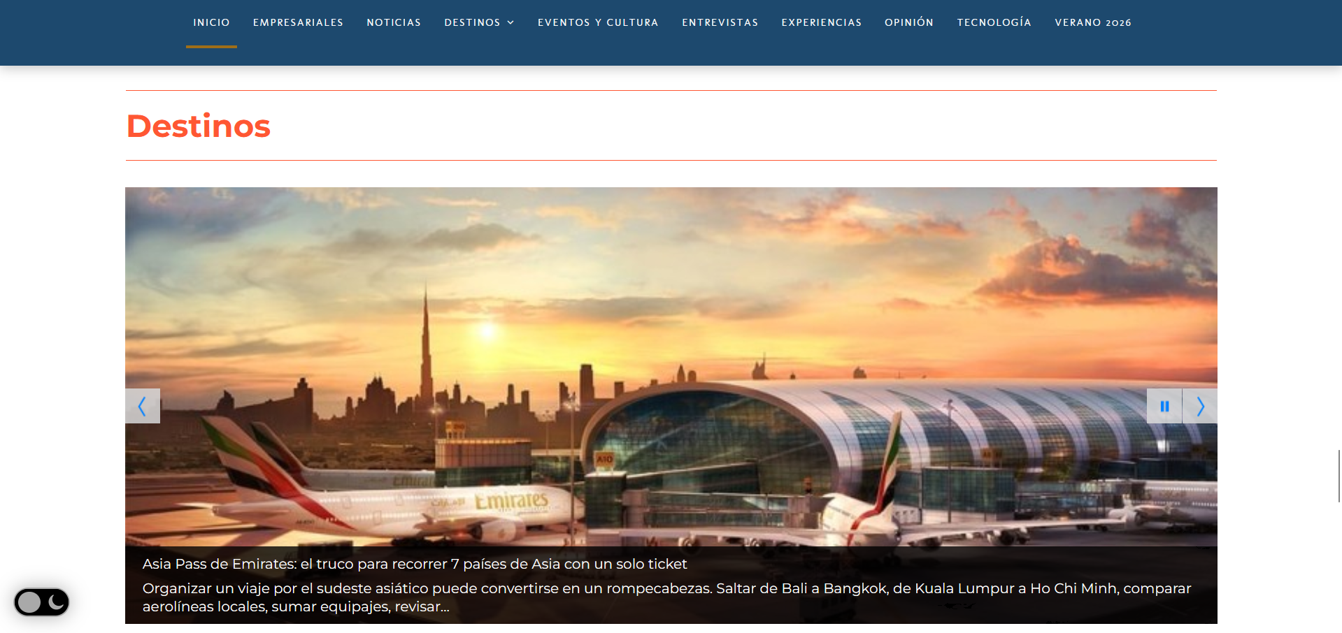 News Website — Project screenshot