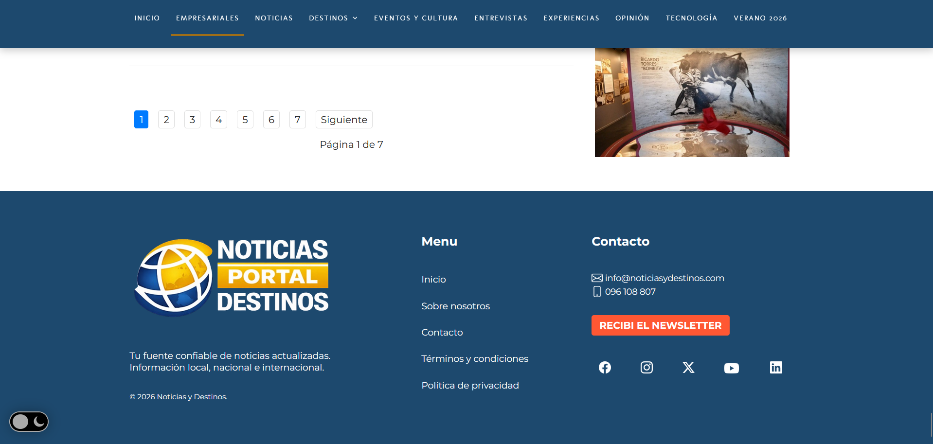 News Website — Project screenshot